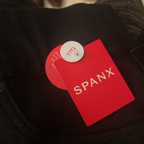 SPANX FLARE JEANS CLEAN BLACK 20326T 2X/2TG TALL NEW WITH TAGS - Picture 3 of 6